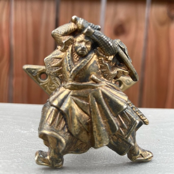 Vintage metal sword katana wall hangers by Marto Toledo of Spain set of 2 - Picture 5 of 16